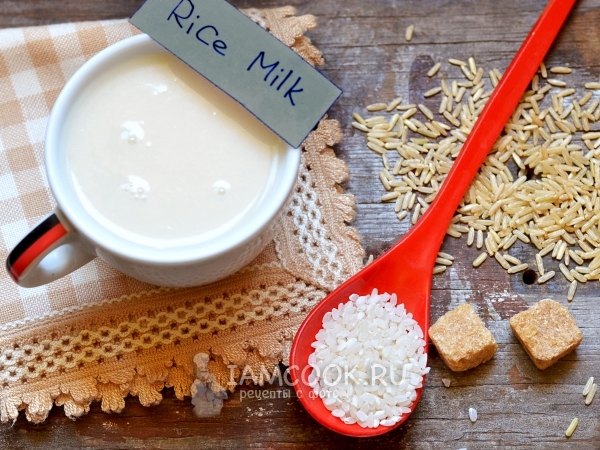Рисовое молоко, рецепт с фото