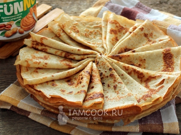 Блины арахисовые, рецепт с фото