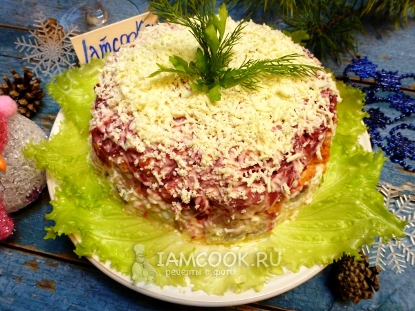 Сельдь под шубой «Тройной тулуп», рецепт с фото