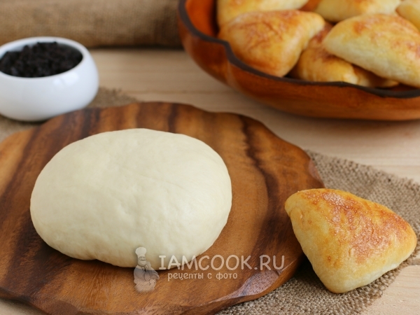 Тесто для пирожков на кефире без яиц, рецепт с фото