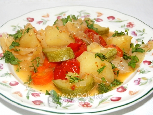 Овощное рагу в духовке, рецепт с фото