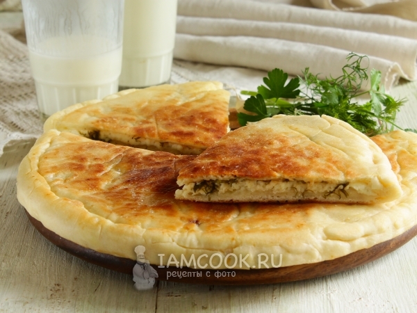 Лепёшки с творогом на кефире на сковороде, рецепт с фото