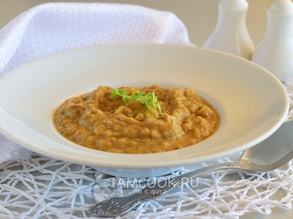 Суп-пюре из баклажанов, рецепт с фото