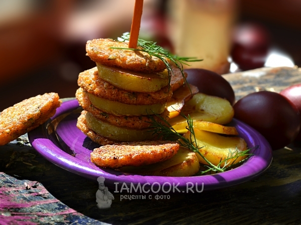 Мини-котлеты из икры карася, рецепт с фото