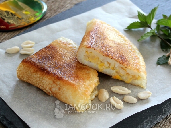 Блины Апам балик (Apam balik), рецепт с фото