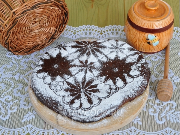 Пряник шоколадный с вареньем, рецепт с фото