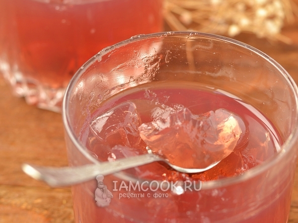 Желе из компота и желатина, рецепт с фото