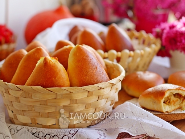 Пирожки с капустой на тесте с майонезом, рецепт с фото