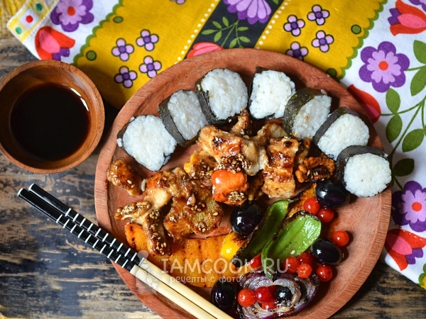 Обед в японском стиле за 15 минут, рецепт с фото