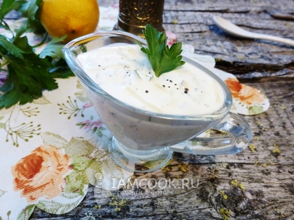 Соус для шаурмы без майонеза, рецепт с фото