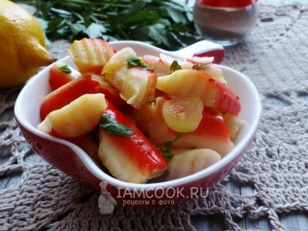 Маринованные крабовые палочки, рецепт с фото