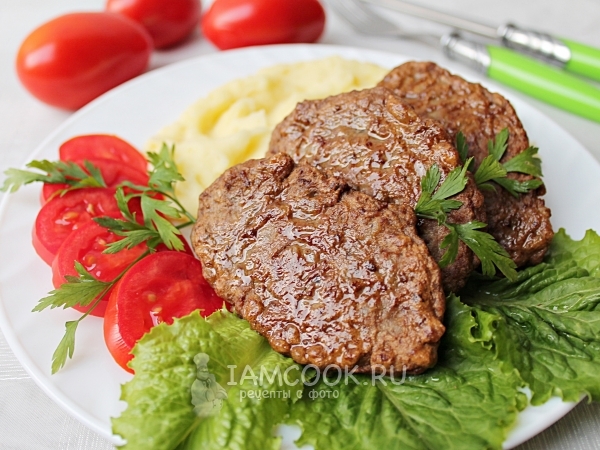 Печеночные котлеты с рисом, рецепт с фото