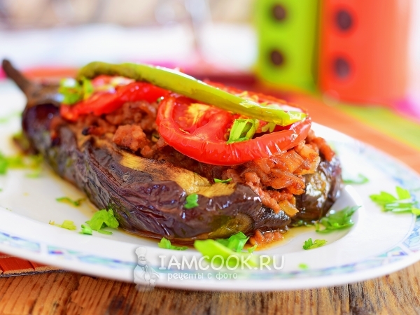 Баклажаны по-турецки с фаршем, рецепт с фото