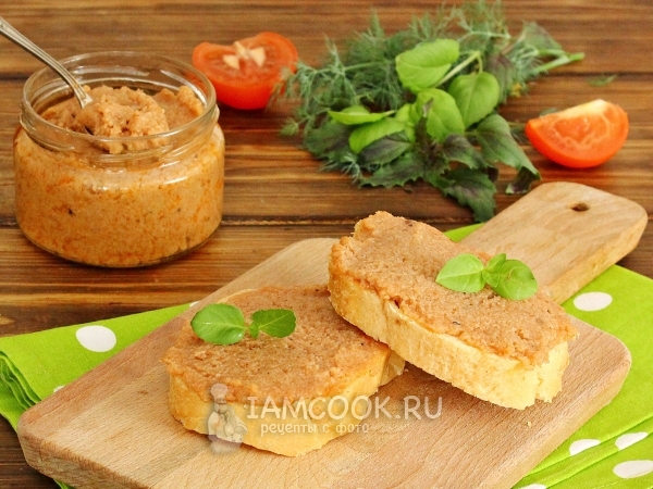 Икра из манки и селедки, рецепт с фото