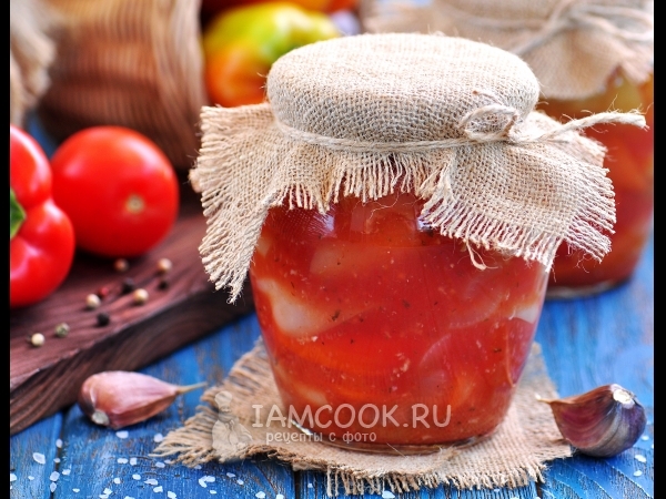 Лечо с луком на зиму, рецепт с фото