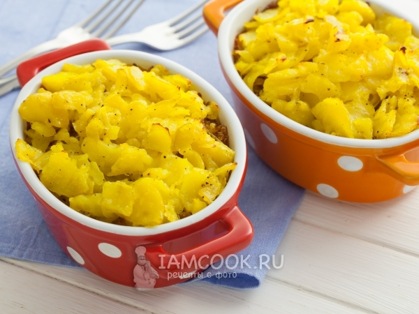 Картошка с рыбными консервами, рецепт с фото