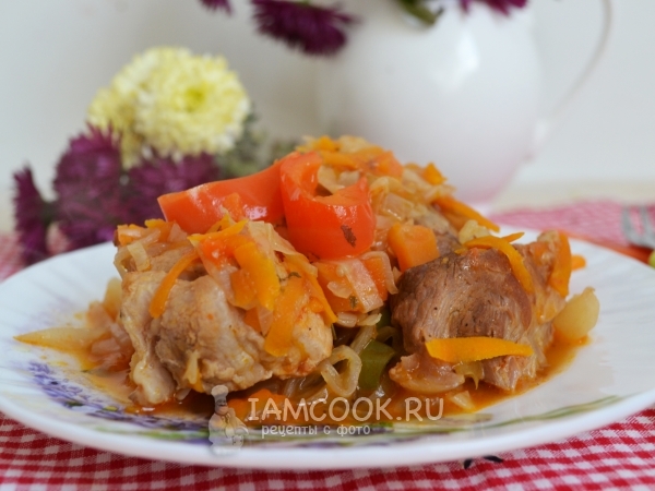 Рагу овощное с мясом в мультиварке, рецепт с фото