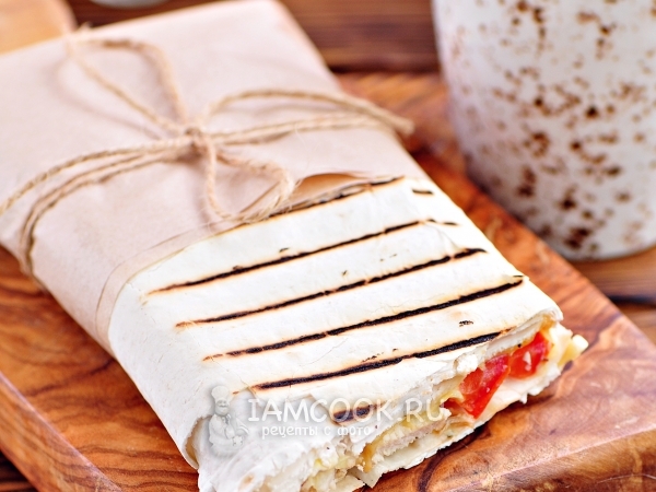 Шаурма с сыром, рецепт с фото