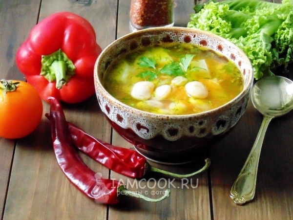 Фасолевый суп без мяса, рецепт с фото