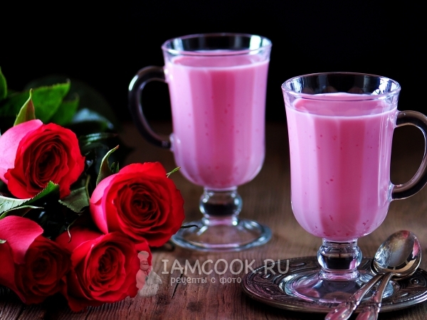 Десерт из кефира с порошковым желе, рецепт с фото