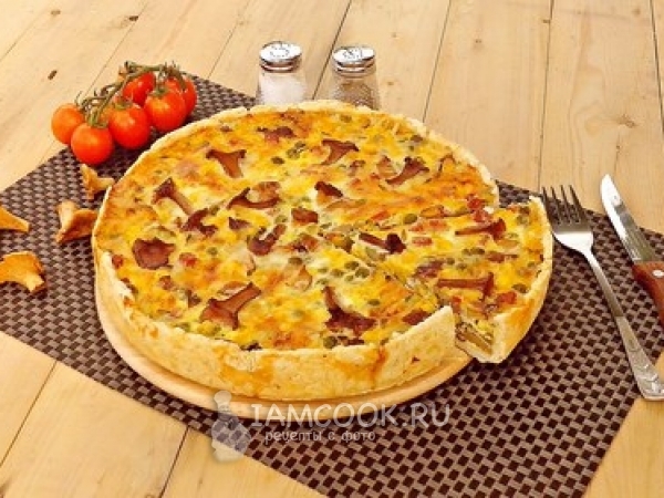 Овощной пай с грибами, рецепт с фото