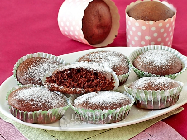 Кофейные маффины (постные), рецепт с фото