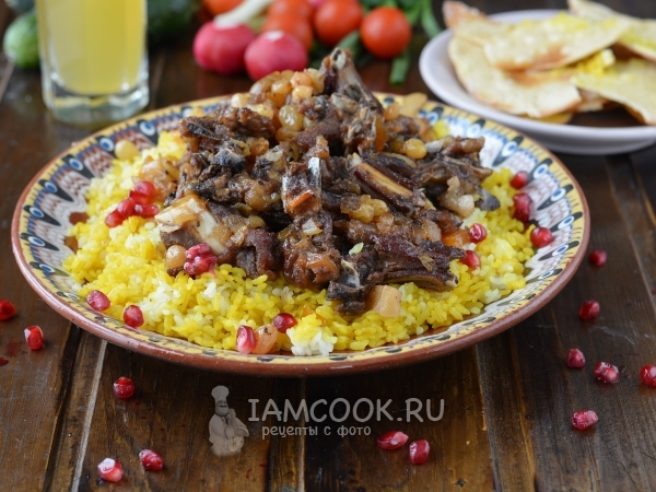 Каурма-плов (азербайджанская кухня), рецепт с фото