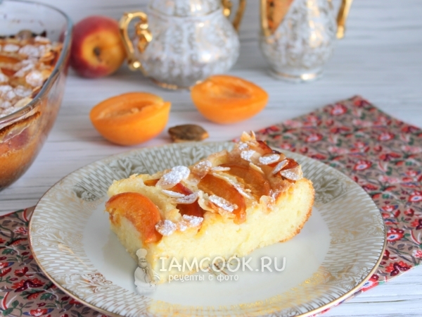 Манник с абрикосами, рецепт с фото