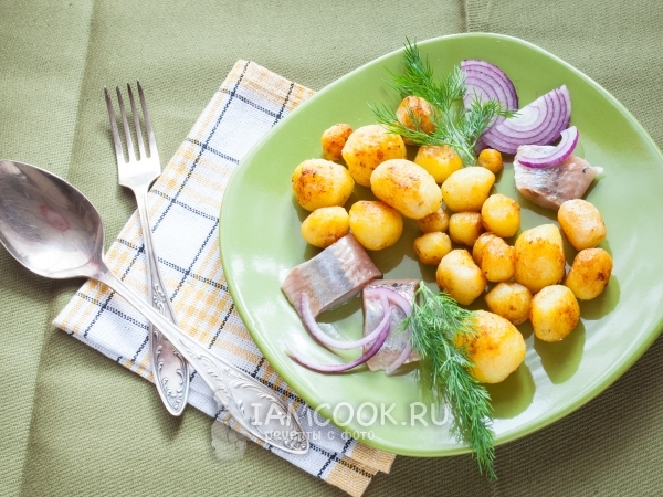 Мелкий жареный картофель, рецепт с фото