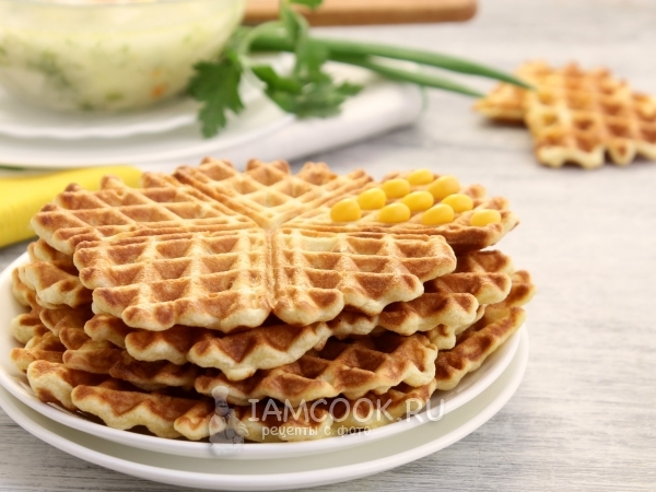 Вафли кукурузные, рецепт с фото