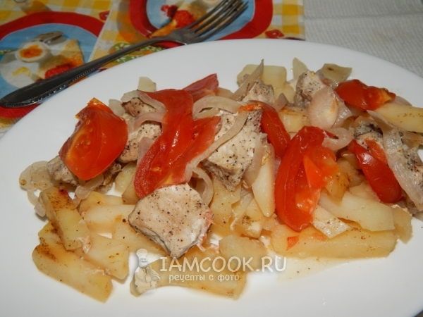 Свинина тушеная с картофелем, рецепт с фото