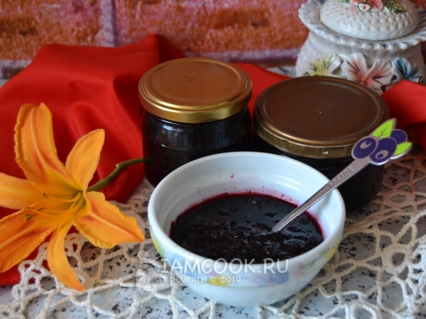 Черничное варенье с желатином, рецепт с фото