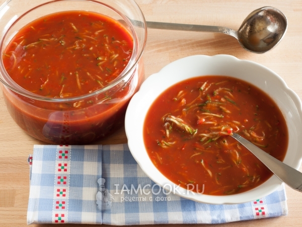 Суп из томатного сока, рецепт с фото