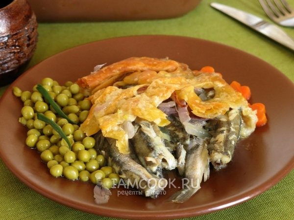 Рыбник с мойвой, рецепт с фото