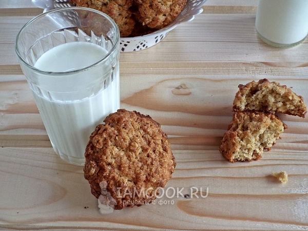 Печенье овсяное с медом, рецепт с фото