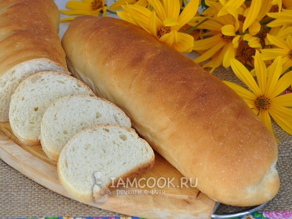 Батоны на сухом молоке, рецепт с фото