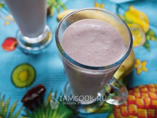 Фруктовый коктейль с мороженым, рецепт с фото