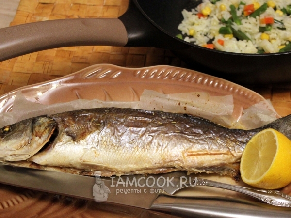 Сибас в духовке, рецепт с фото