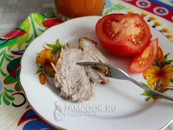 Шейка свиная пряная в фольге, рецепт с фото