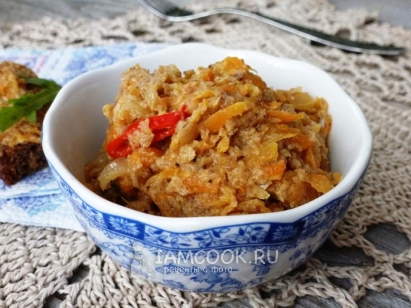 Икра из соленых грибов, рецепт с фото