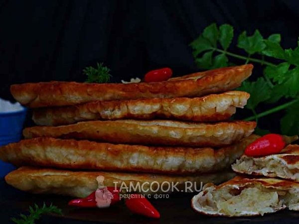 Жареные пирожки с картошкой на кефире (на сковороде), рецепт с фото