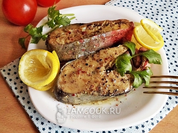 Красная рыба в духовке, рецепт с фото