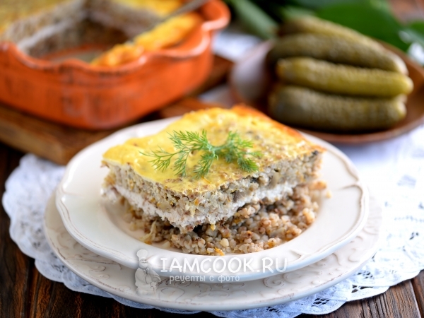 Запеканка из гречки с фаршем в духовке, рецепт с фото