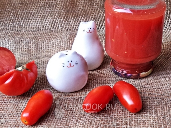 Томатный сок на зиму, рецепт с фото