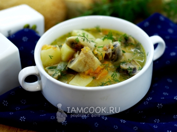 Тушеная картошка с грибами, рецепт с фото