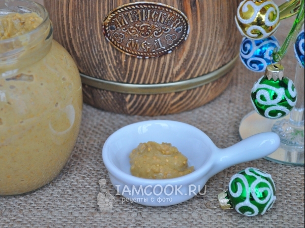 Зернистая горчица, рецепт с фото