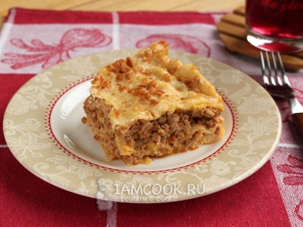 Лазанья в мультиварке, рецепт с фото