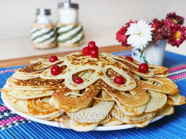 Блины в бутылке, рецепт с фото