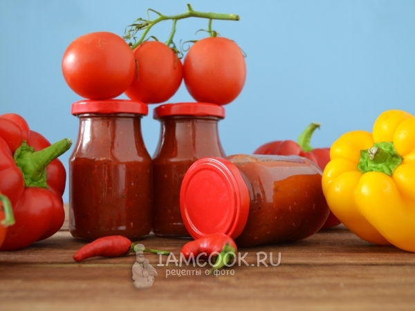 Кетчуп с крахмалом на зиму, рецепт с фото