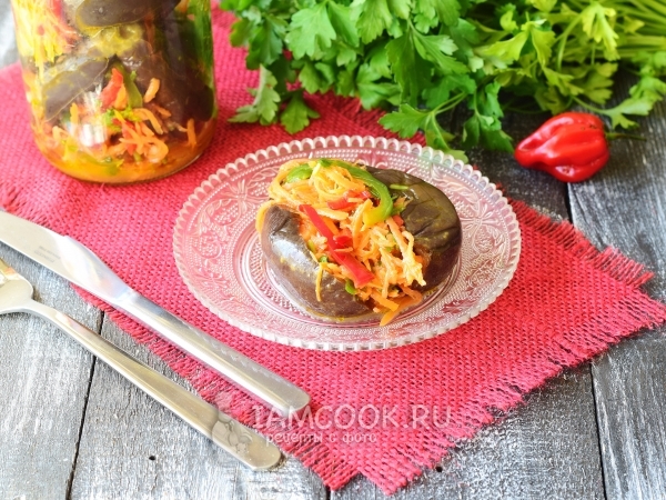 Баклажаны по-гречески на зиму, рецепт с фото